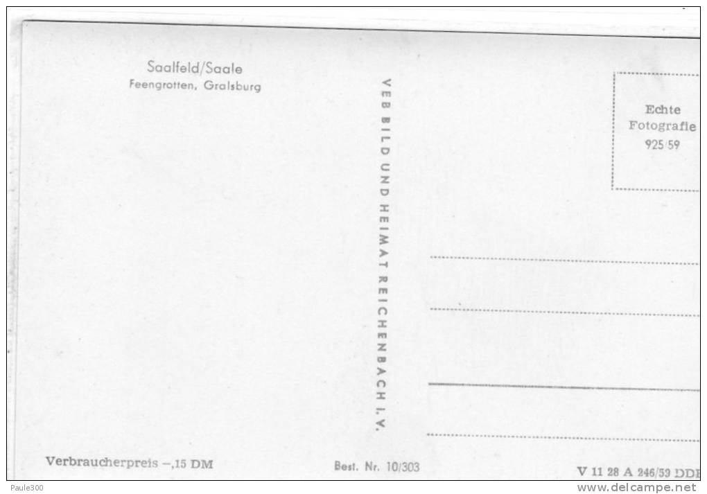 Saalfeld - Feengrotten, Gralsburg - Saalfeld