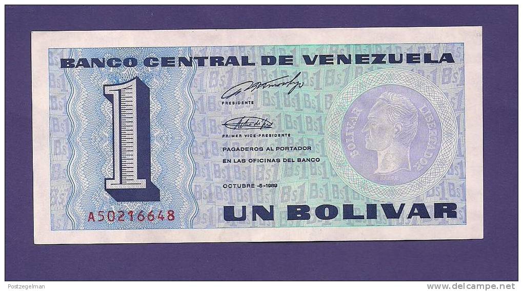 VENEZUELA 1989,  Banknote , USED VF, 1 Bolivares - Venezuela