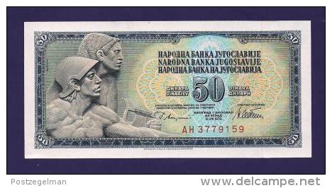 YUGOSLAVIA 1981,  Banknote , UNC, 50 Dinara, Km 89 - Joegoslavië