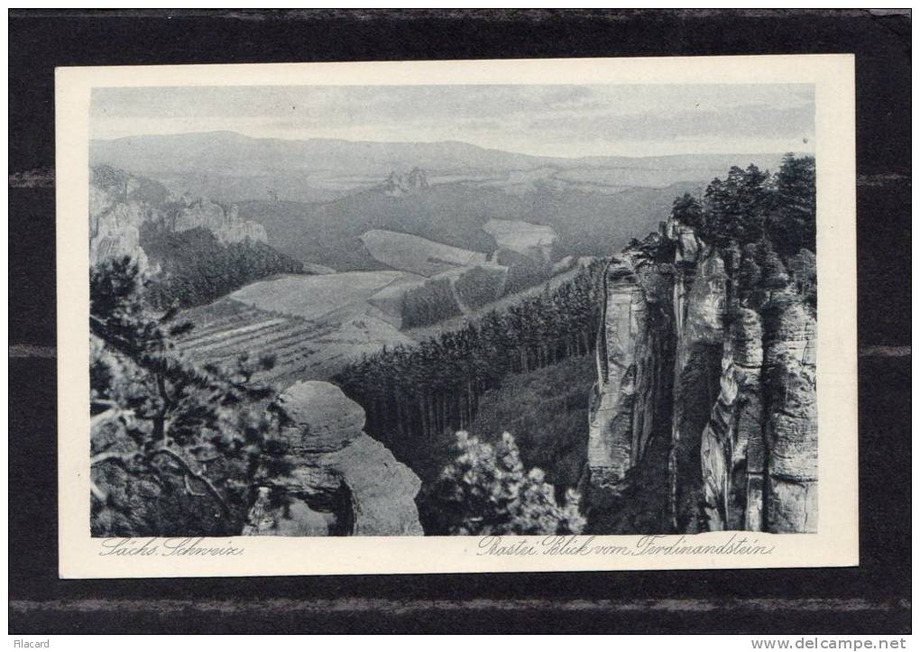 34500    Germania,    Sachs.  Schweiz  -  Bastei  -  Blick  Vom  Ferdinandstein,  NV - Bastei (sächs. Schweiz)