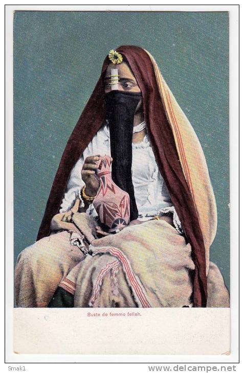AFRICA EGYPT BUST WOMAN FELLAH MAX H. RUDMANN Nr. 259 OLD POSTCARD - Other & Unclassified