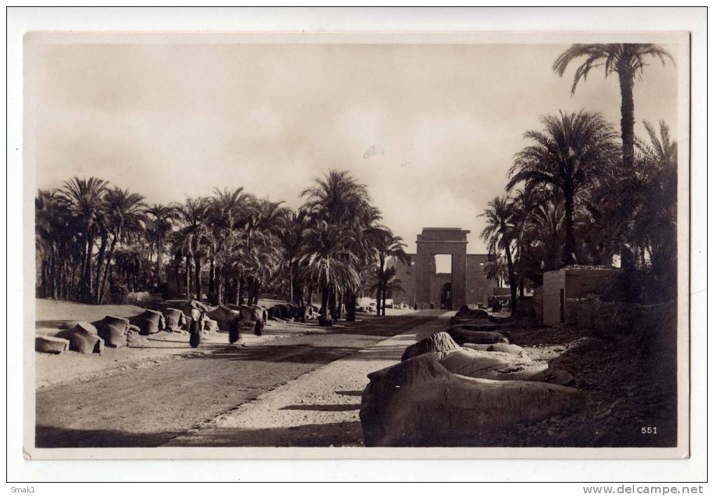 AFRICA EGYPT CAIRO KARNAK CARL MULLER & SOHN Nr. 551 OLD POSTCARD - Cairo