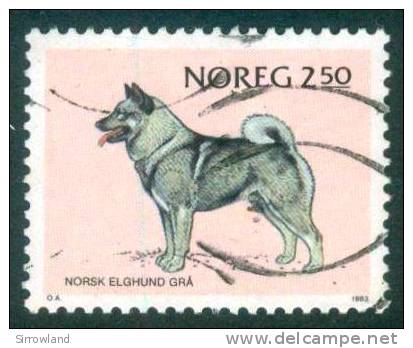 Norwegen  1983  Norwegische Hunderassen  (1 Gest. (used))  Mi: 879 (0,50 EUR) - Oblitérés