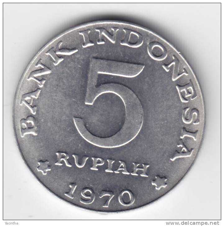 @Y@  INDONESIE  5 RUPIA 1970   UNC  ( C129 ) - Indonésie