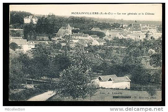 78 MORAINVILLIERS / Vue Générale Et Le Château / - Morainvilliers