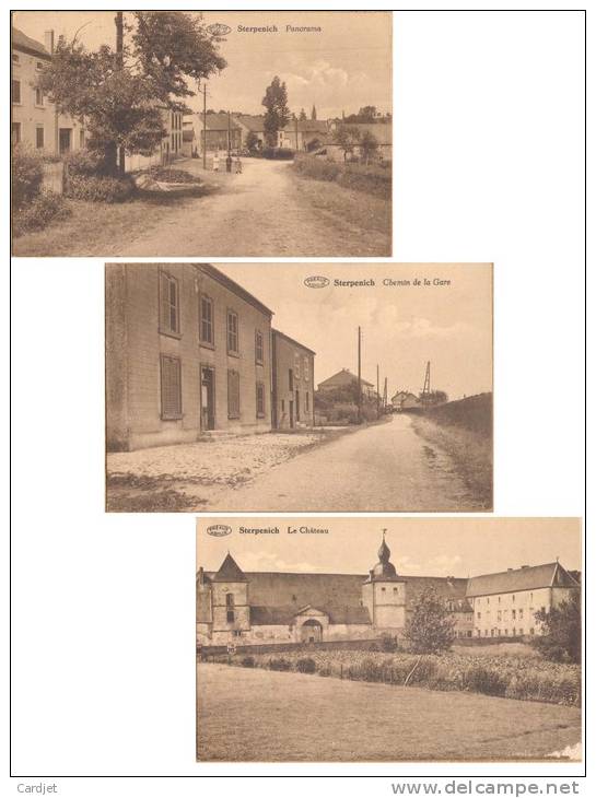 BE 1919 ( ? ), STERPENICH, 3 Cartes - Arlon