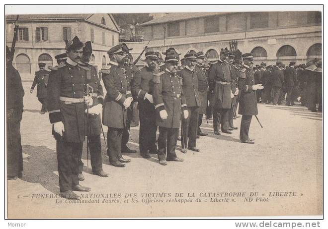 TOULON FUNERAILLE NATIONALES CATASTROPHE DU BATEAU LIBERTE - Funérailles