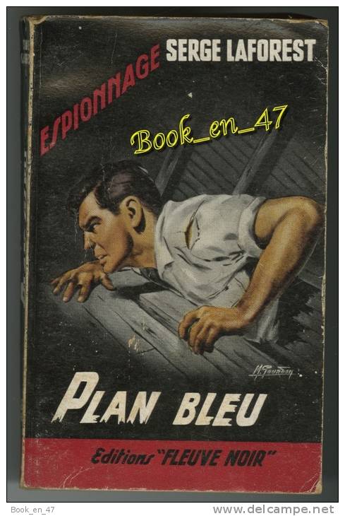 {09282} Serge Laforest ; Espionnage N° 210 EO 1959 " Plan Bleu " - Fleuve Noir