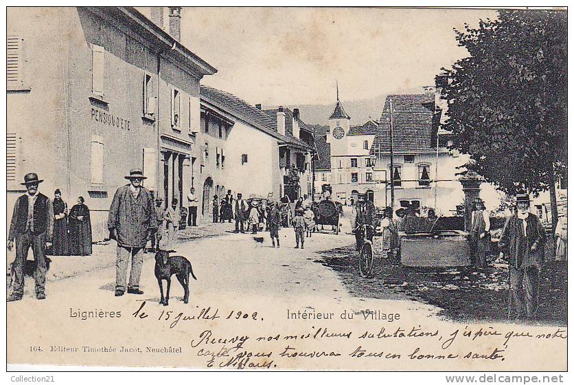 LIGNIERES ... INTERIEUR DU VILLAGE - Lignières