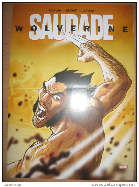 Affiche BUCHET Philippe Wolverine Panini Comics 2008 - Affiches & Posters