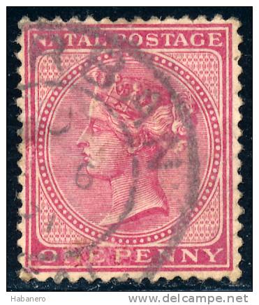 NATAL (SOUTH AFRICA) - 1874 - Mi 28 - QUEEN VICTORIA - Natal (1857-1909)