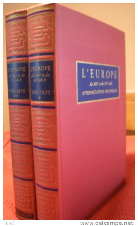 L'EUROPE DU XIXe ET DU XXe SIECLE INTERPRETATIONS HISTORIQUES 2 VOLUMI - Storia