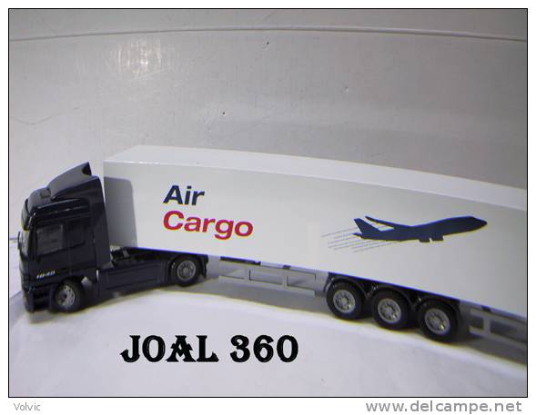 - JOAL - Camion MERCEDES ACTROS Avec Remorque -  1/50° - Réf 360 - - LKW, Busse, Baufahrzeuge
