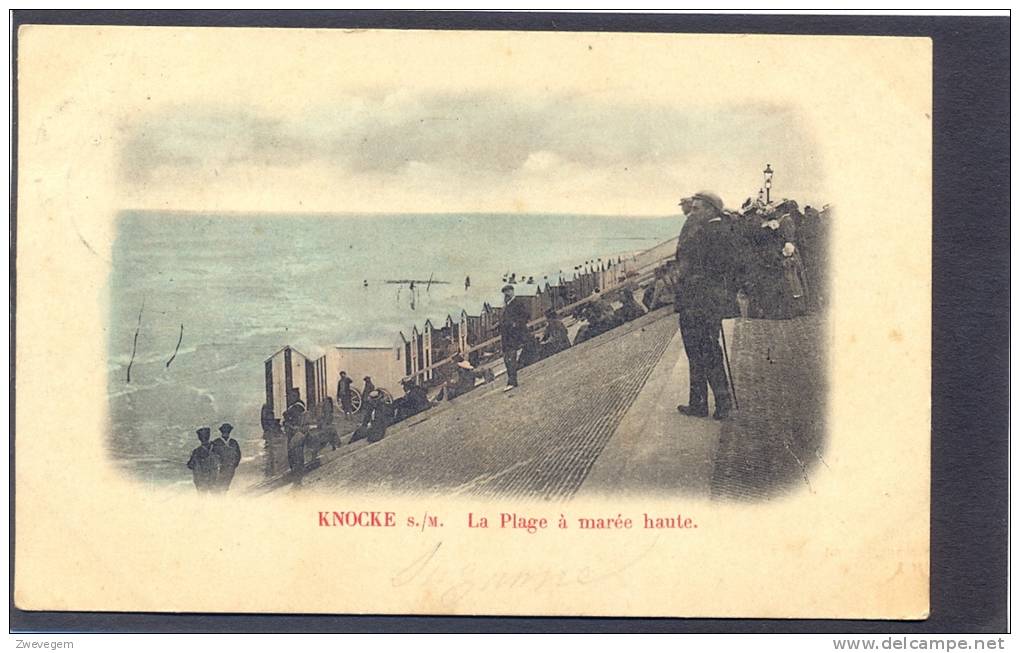 KNOCKE  S./M. - La Plage à Marée Haute - Knokke