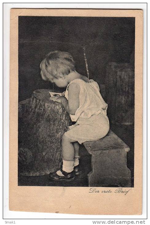 PHOTOGRAPHS CHILDREN GIRL FRIEDE HOSTRUP MUNCHEN Nr. 439 OLD POSTCARD - Photographs