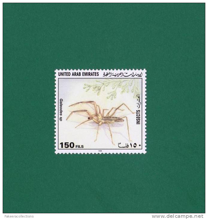 UNITED ARAB EMIRATES - UAE 1998 INSECTS SPIDER STAMP MNH ** As Per Scan - United Arab Emirates (General)