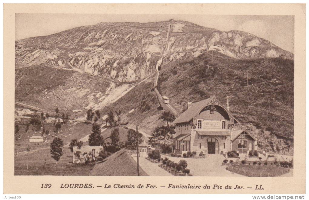 Lourdes - Chemin De Fer - Funiculaire Du Pic Du Jer - N° 139 - - Seilbahnen