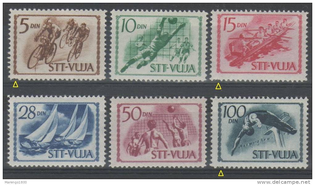 Stt-Vuja 1952 - Sport ** - Qualche Dente Corto / Some Short Teeth    (g4002) - Neufs