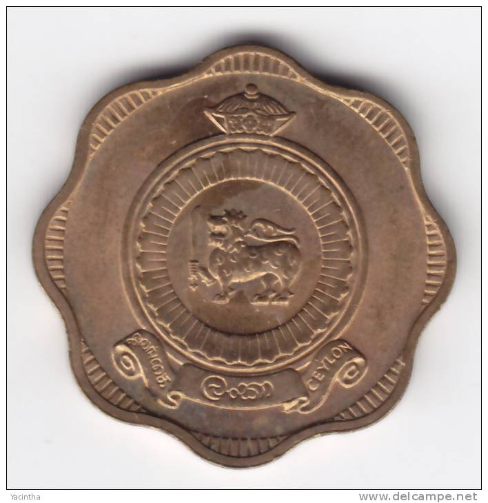 @Y@    Sri Lanka / Ceylon  10 Cents 1971  (C48) - Sri Lanka (Ceylon)
