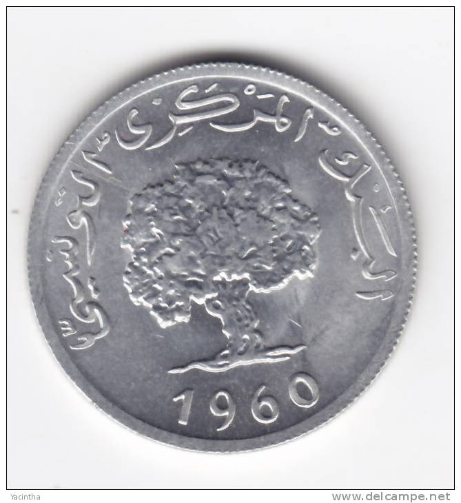 @Y@    Tunesië  5  Millim  1960      (C39) - Tunesien