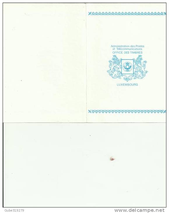 LUXEMBOURG 1987-1989- 1992 --CHRISTMAS -CARITAS-SET OF3 POST OFFICE GREETING CARDS  BOOKMARKED STAMPS CARITAS EACH WITH - Cartes Commémoratives