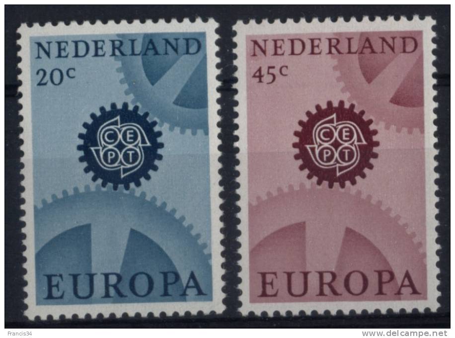 N° 850 Et N° 851 Des Pays Bas - X X - ( E 698 ) - 1967