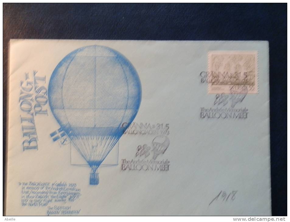 A1918     LETTER 1973  BALLONPOST - Lettres & Documents