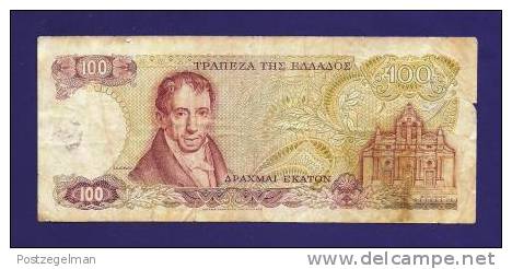 GREECE 1978, Banknote,  USED VF, 100 Drachme Km200 - Greece