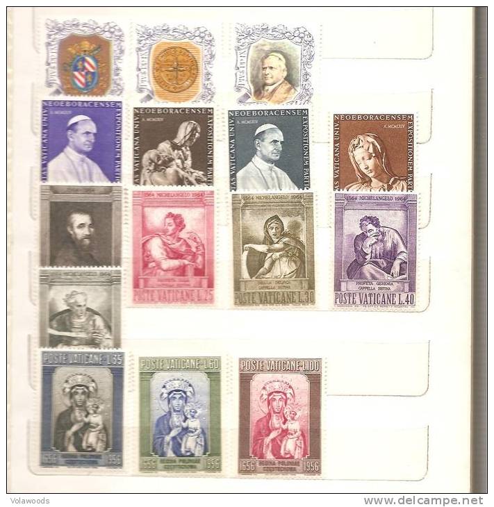 Vaticano - Raccoglitore Con Lotto Serie Complete Nuove PERFETTE - Valore Di Catalogo 2010: Oltre € 65,00!!!! - Collections