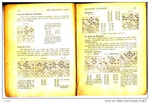 Nouvelle Académie Des Jeux  Les Dames R. Cantalupo Ed; Per "Le Triboulet" Monaco 1944 Mauvais état - Juegos De Sociedad