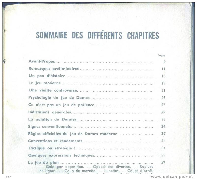 Nouvelle Académie Des Jeux  Les Dames R. Cantalupo Ed; Per "Le Triboulet" Monaco 1944 Mauvais état - Palour Games