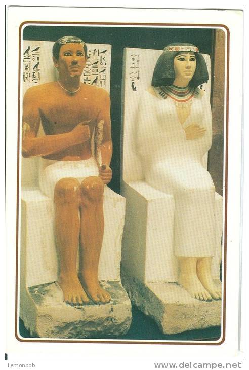 Egypt, Prince Rahotoop And His Wife Princess Neverty Unused Postcard [13335] - Gizeh