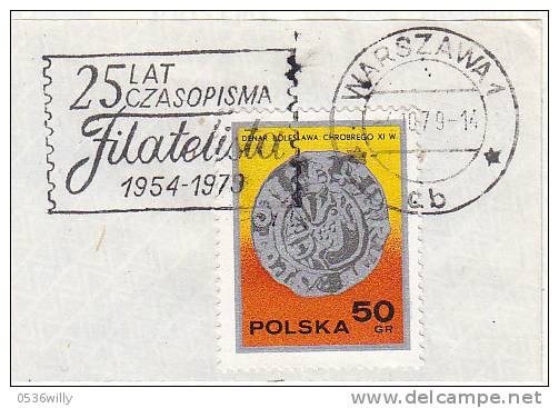 Polen-Warzawa 1979. Presse. 25 Jahre Briefmarkenzeitung Filatelista (4.304) - Briefe U. Dokumente