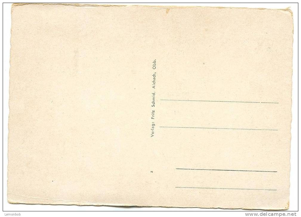 Germany, Gruss Aus Aichach, Unused Postcard [13343] - Aichach