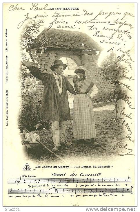 Non Classés. Les Chants Du Quercy, "le Départ Du Conscrit ". - Altri & Non Classificati