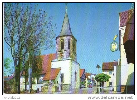 Neustadt Kreis Waiblingen Unterdorf Gasthaus Adler Kirche PKW 70er - Waiblingen