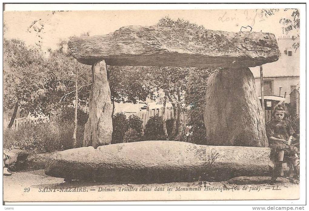 SAINT NAZAIRE  DOLMEN TRILITTRE  LL 29 - Dolmen & Menhirs