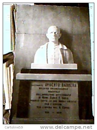 BUSTO DI DON UMBERTO BARBERA PARROCO ALBENGA  Fotografica N1950 EC11189 - Monumenti