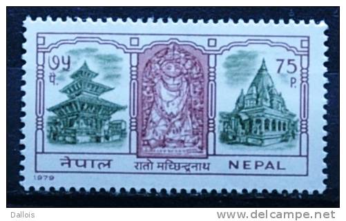 Népal - 1979 - Temples De Kamroop Et De Patan - Neufs - Hindoeïsme
