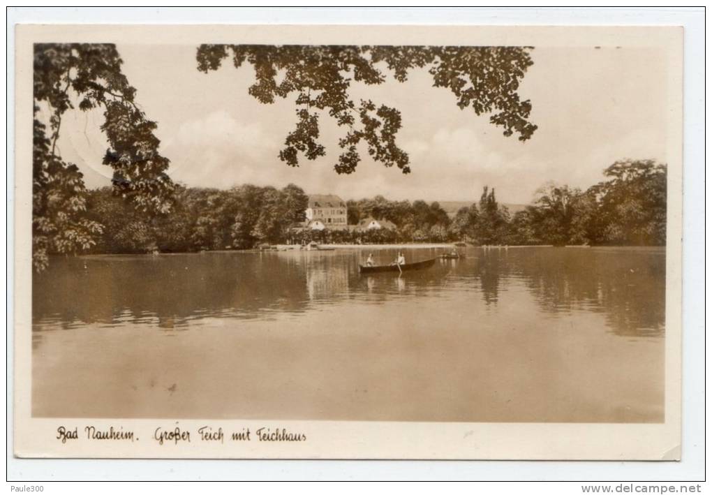 Bad Nauheim - Großer Teich Mit Teichhaus - Bad Nauheim