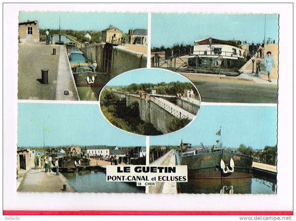 LE GUETIN ( Cher )  Vues... Multi-Vues...Pont-Canal Et Ecluses - Autres & Non Classés