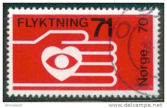 Norwegen  1971  Internationale Flüchtlingshilfe  (1 Gest. (used))  Mi: 624 (0,20 EUR) - Gebraucht