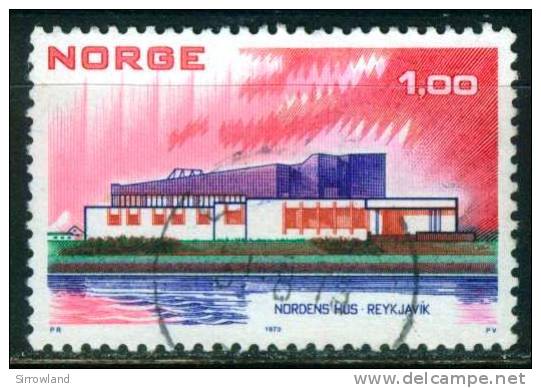 Norwegen  1973  Norden - Haus Des Nordens  (1 Gest. (used))  Mi: 662 (0,80 EUR) - Gebraucht