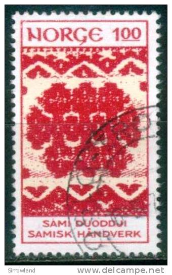 Norwegen  1973  Kunsthandwerk Aus Lappland  (1 Gest. (used))  Mi: 669 (0,30 EUR) - Gebraucht