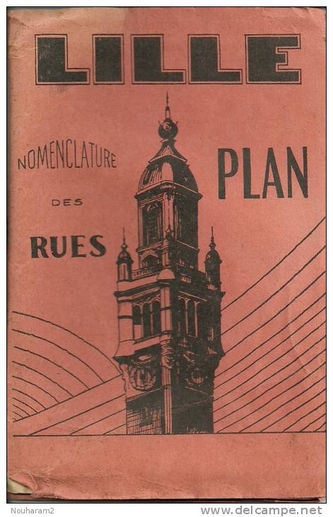 Plan Ref. : 12-155. LILLE - Plan - Nomenclature Des Rues - Non Classés