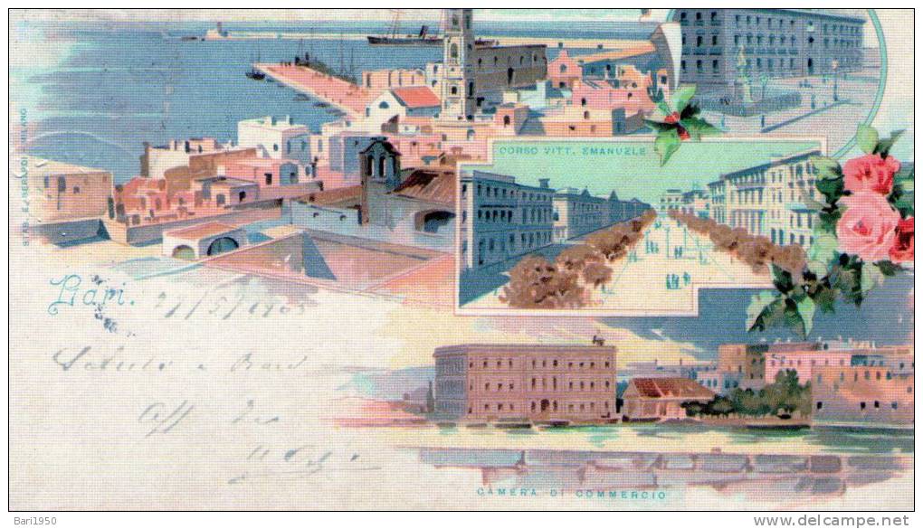 Bellissima Riproduzione Da Originale -   BARI  1903 - Bari