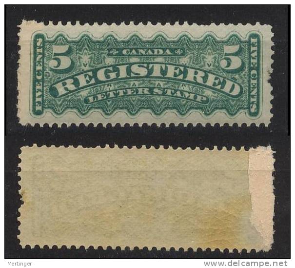 Canada Kanada Mi# 33 *  Letter Stamp 5c  1875 - Unused Stamps