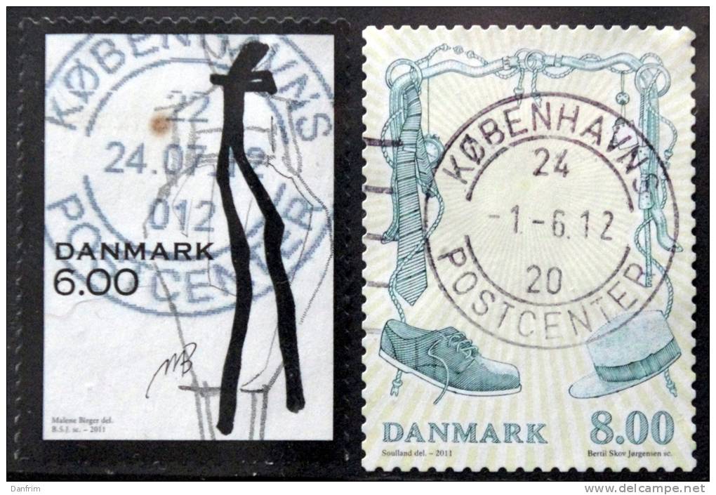 Denmark 2011 MODE  MiNr. 1662-1663 (O)  ( Lot L 1775) - Used Stamps