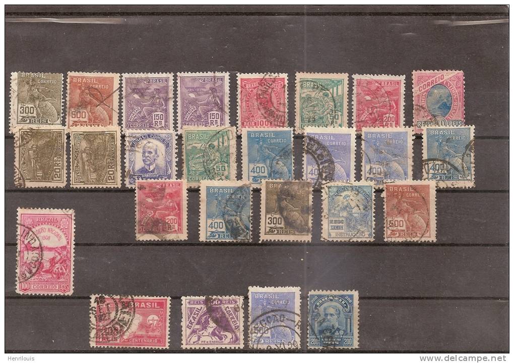 BRESIL  Lot De Timbres Anciens   (ref 438 ) - Vrac (max 999 Timbres)