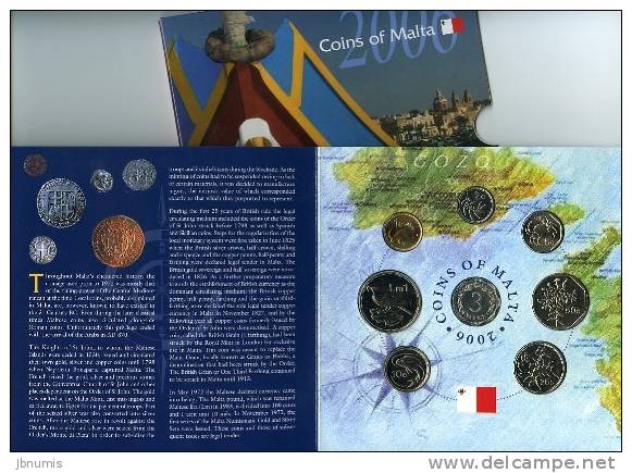 Malte Malta Coffret Officiel BU 3 Mils + 1 Cent à 1 Lira 2006 KM MS27 - Malta